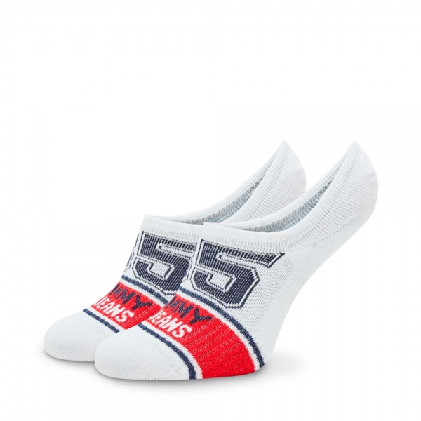 Tommy Hilfiger Calcetines Blanc - CHAUSSETTES VARSITY NON VISIBLES - 3942 - Ref 701222685 5 €
