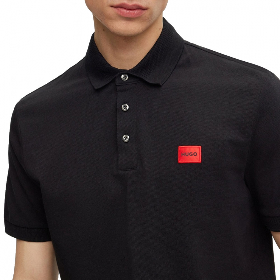 slim-fit-polo-shirt-in-cotton-pique-with-red-logo-label