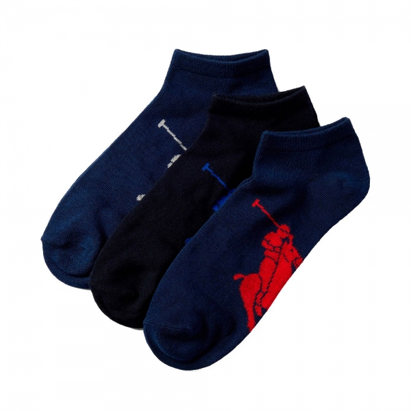 Ralph Lauren Chaussettes Noir Bleu marine - LOT DE 3 CHAUSSETTES QUART - UNICA - Ref 17 €