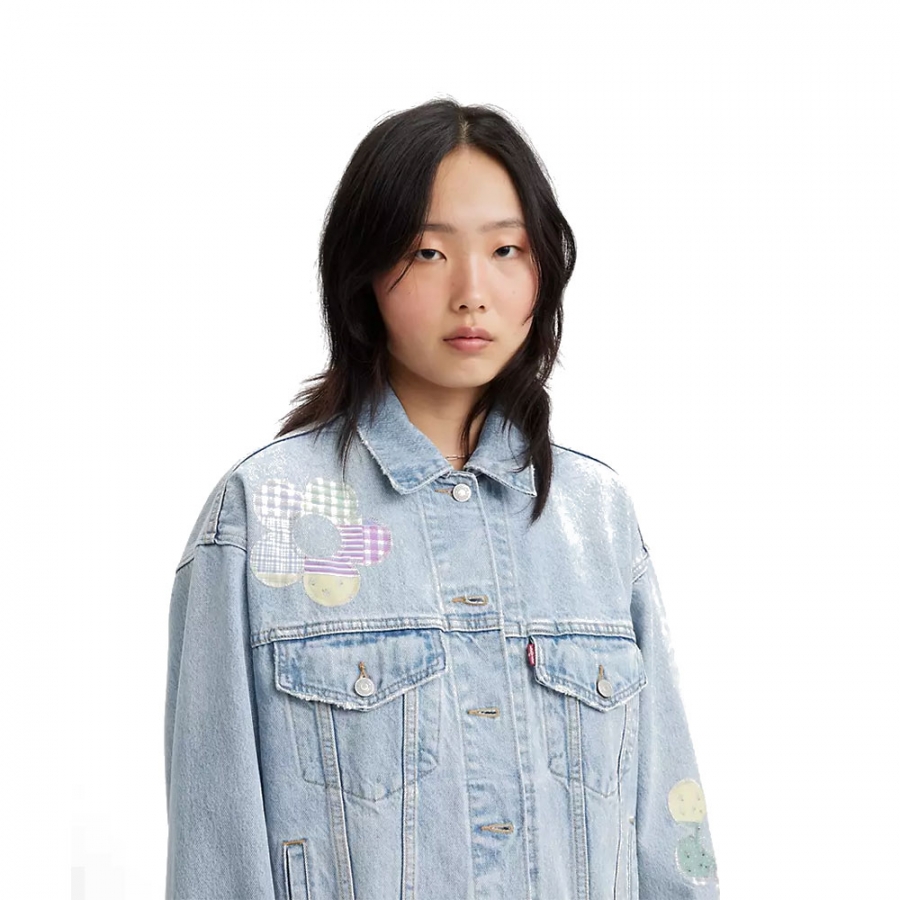 90er-truckerjacke 90er-truckerjacke