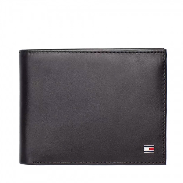 Tommy Hilfiger PORTEFEUILLE TROIS FOIS - UNICA Noir- Ref 75 €