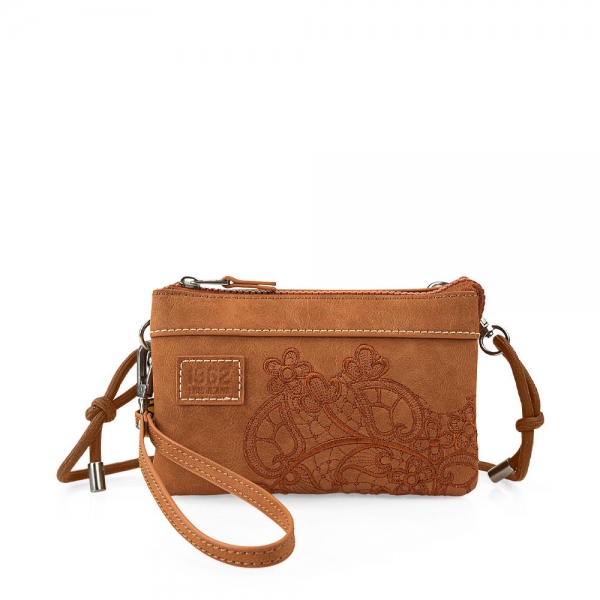 Lois SAC À MAIN TRIPLE MARRON - UNICA chameau- Ref.