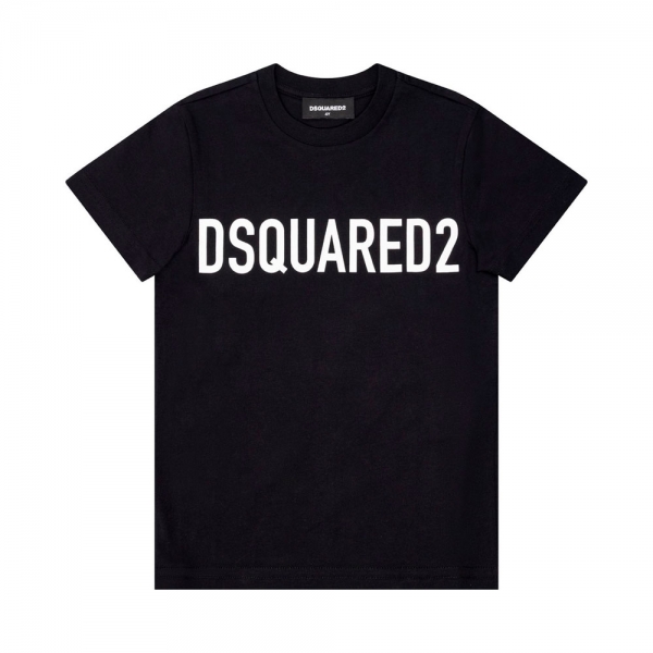 Dsquared2 T-shirts Noir - T-SHIRT NOIR RELAX-ECO - 12A - Ref 72 €