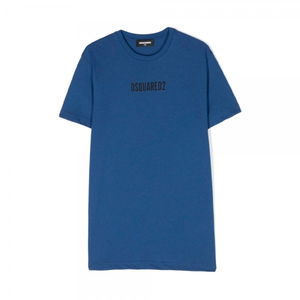 Dsquared2 T-shirts Bleu marine - NOUVEAU T-SHIRT RELAX BLEU VIF - 12A - Ref 54 €