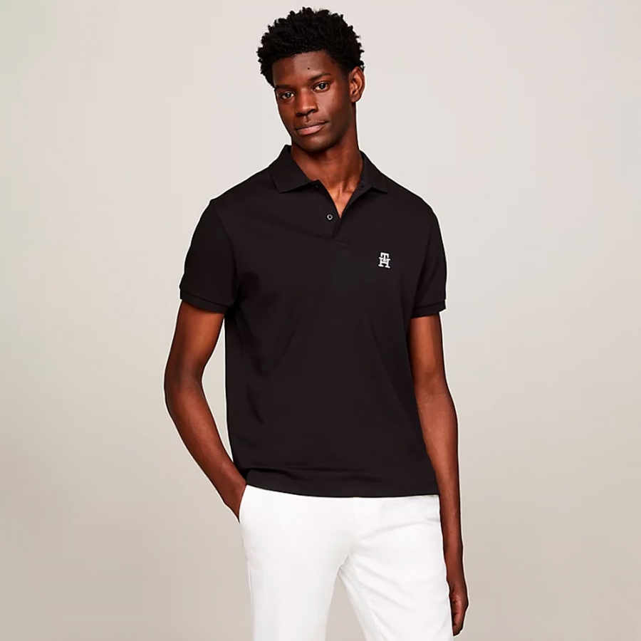 interlock-polo-shirt-with-embroidered-th-monogram interlock-polo-shirt-with-embroidered-th-monogram