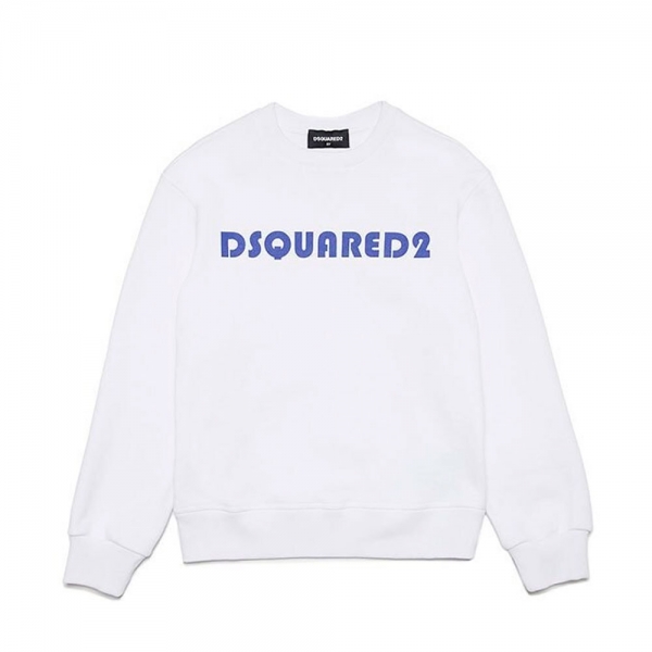 Dsquared2 Vestes et sweats Blanc - SWEAT-SHIRT RELAX ENFANT - 14A - Ref 90 €