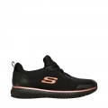 BKRG-BLACK FLAT KNIT/ROSE GOLD