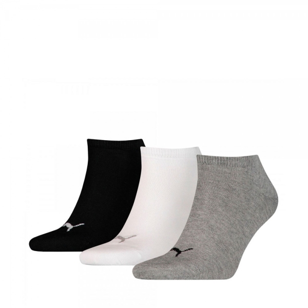 Puma Chaussettes Noir Blanc Gris - PACK 3 CHAUSSETTES Sneaker Uni - 3942 - Ref 261080001 8 €