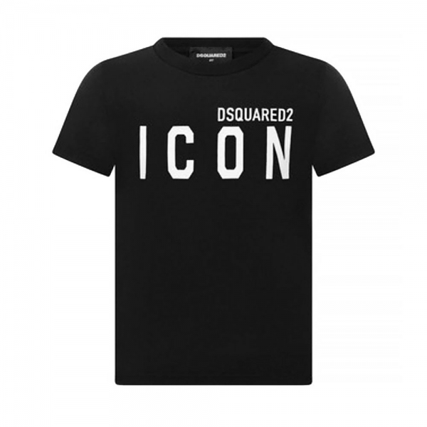 Dsquared2 T-shirts Noir - T-SHIRT ENFANT RELAX-ICON - 12A - Ref 72 €