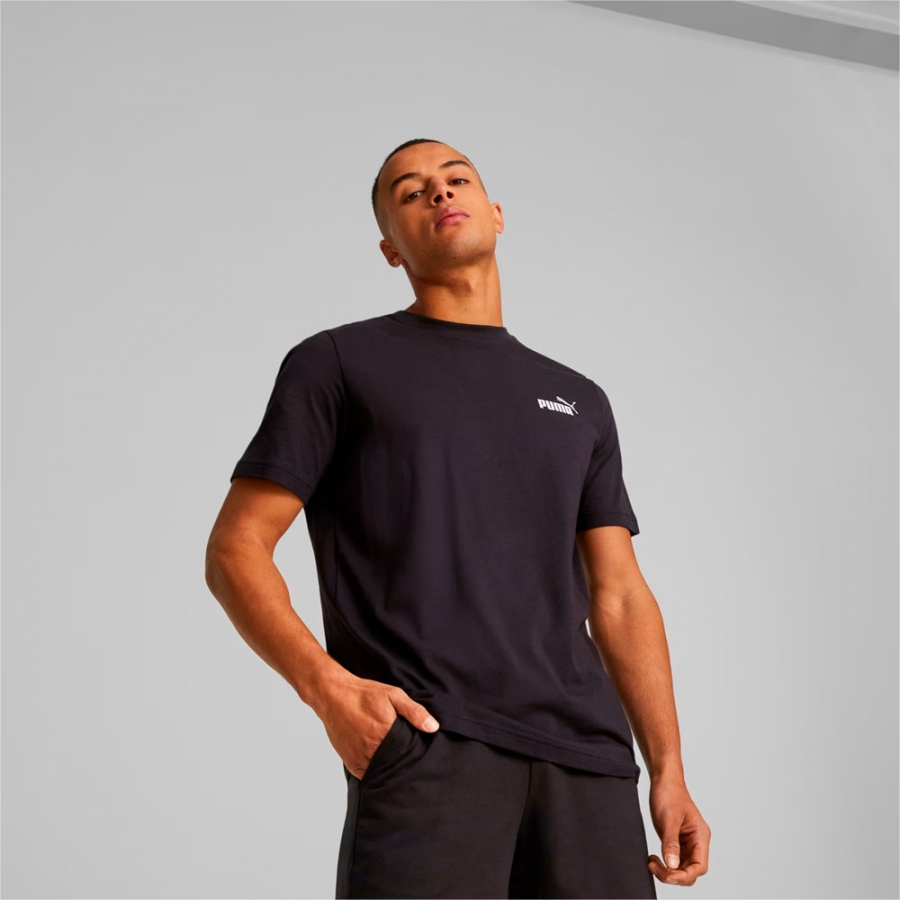 t-shirt-essentials-con-logo-bicolore t-shirt-essentials-con-logo-bicolore