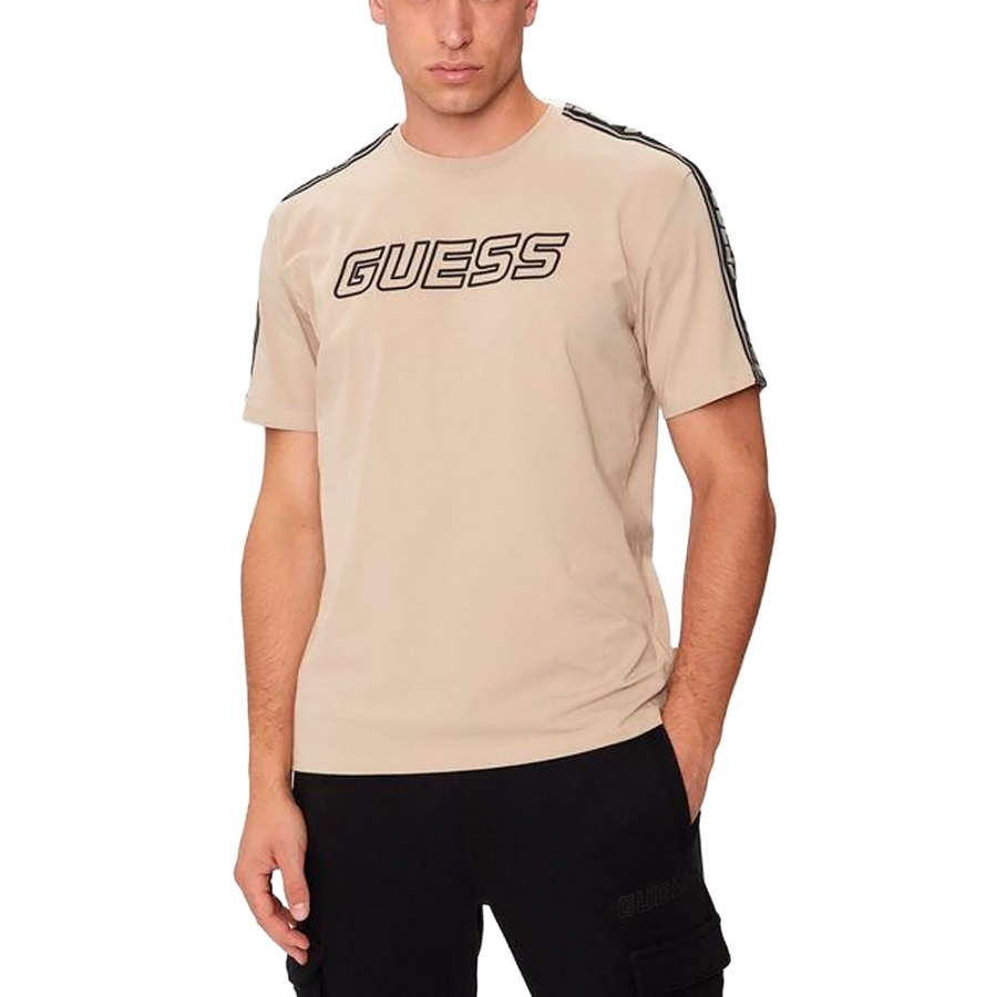 t-shirt-elasticizzata-con-logo-frontale t-shirt-elasticizzata-con-logo-frontale