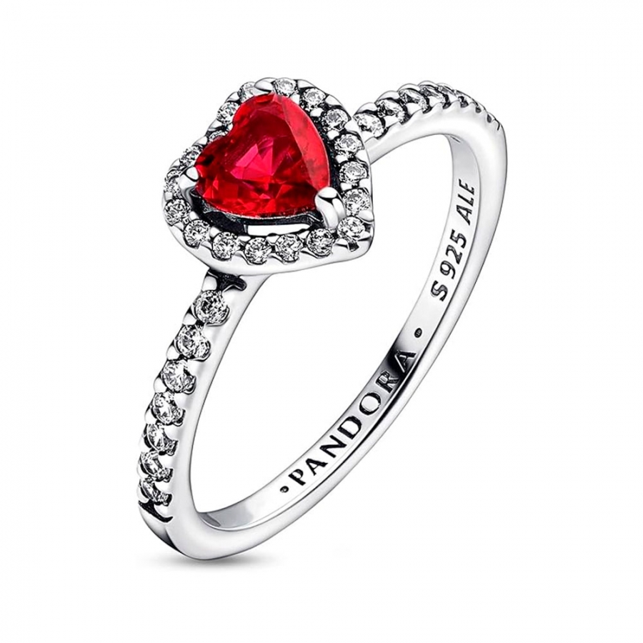 anello-cuore-a-livelli-rosso-luminoso-198421c02 anello-cuore-a-livelli-rosso-luminoso-198421c02