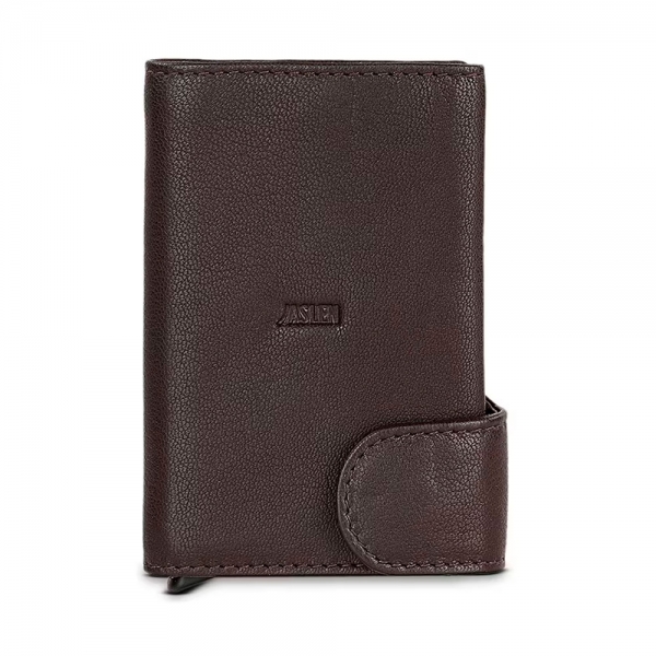 Jaslen PORTE-FEUILLE EN CUIRE - UNICA Brun- Ref 32 €