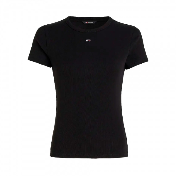 Tommy Hilfiger T-shirts hauts et polos Noir - T-SHIRT SLIM ESSENTIEL - S - Ref 26 €