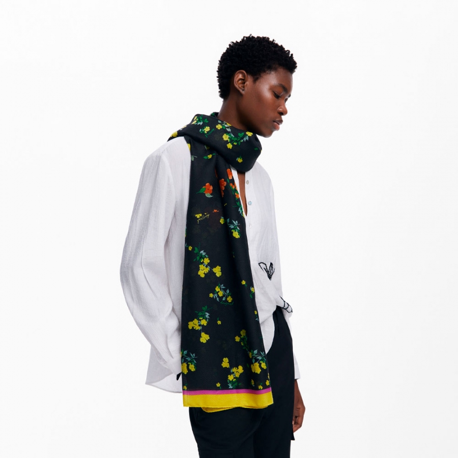 foulard-gemischte-blumen-rechteck foulard-gemischte-blumen-rechteck