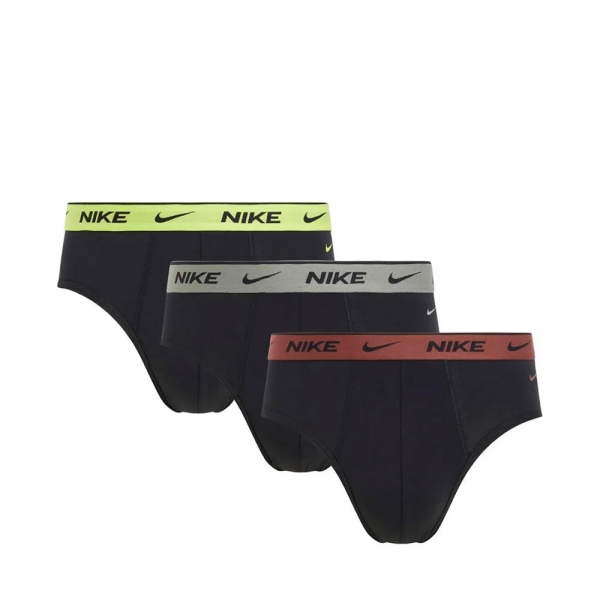 Nike Underwear Sous-vtements Multicolore - LOT DE 3 LINGETTES EVERYDAY EN COTON STRETCH - S - Ref 26 €
