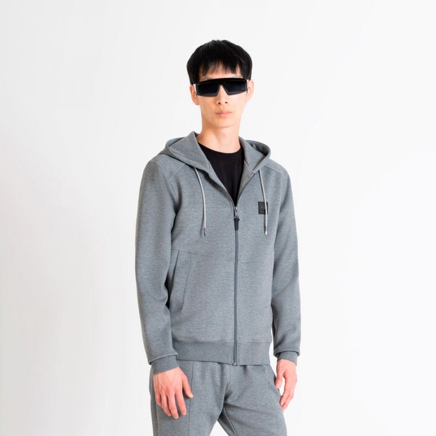 sweat-shirt-scuba-gris-coupe-regulier-avec-logo sweat-shirt-scuba-gris-coupe-regulier-avec-logo