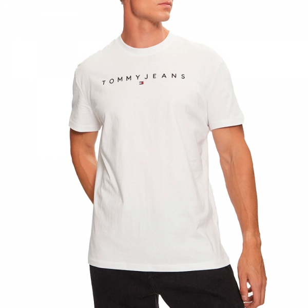 Tommy Hilfiger T-shirts Blanc - T-SHIRT RGULIER LOGO LINAIRE - M - Ref 23 €