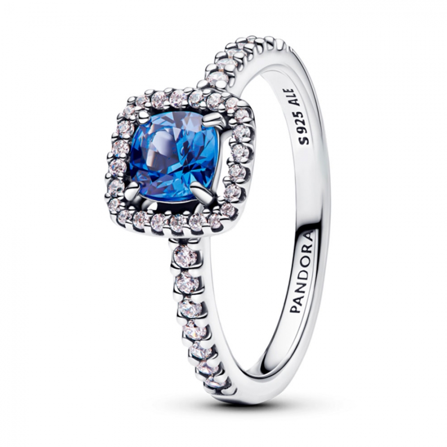 anello-di-dichiarazione-halo-quadrato-blu-brillante-193555c01 anello-di-dichiarazione-halo-quadrato-blu-brillante-193555c01