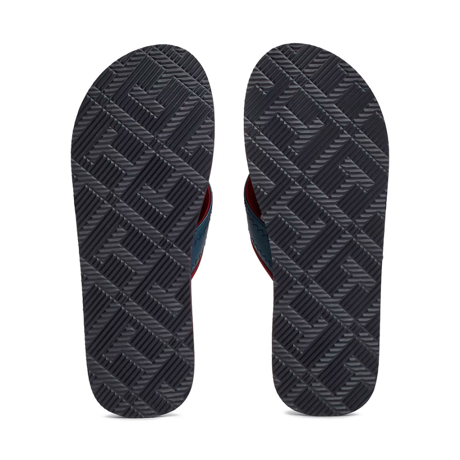 flip-flops-mit-logo-in-streifen flip-flops-mit-logo-in-streifen