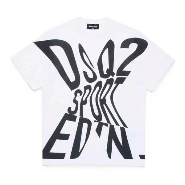 Dsquared2 T-shirts Blanc - T-SHIRT DTENTE ENFANT - 12A - Ref 78 €