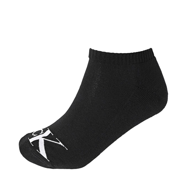 Calvin Klein Chaussettes Noir - LOT DE 2 CHAUSSETTES BASKETS MONOGRAMME - 3942 - Ref 9 €