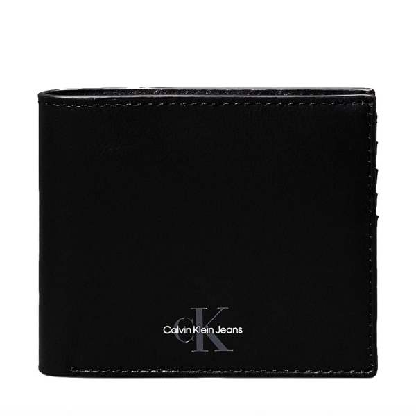 Calvin Klein PORTEFEUILLE EN CUIR AVEC COMPARTIMENT POUR BILLETS ET PORTE-MONNAIE ET RFID - U Noir- Ref 49 €