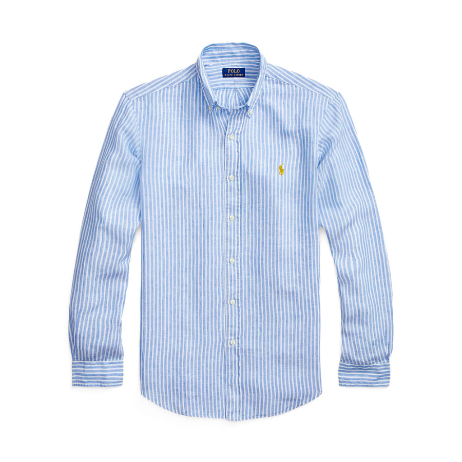 custom-fit-striped-linen-shirt custom-fit-striped-linen-shirt