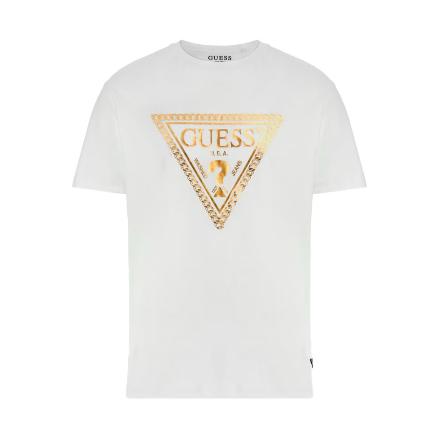 t-shirt-con-logo-triangolo-catena t-shirt-con-logo-triangolo-catena