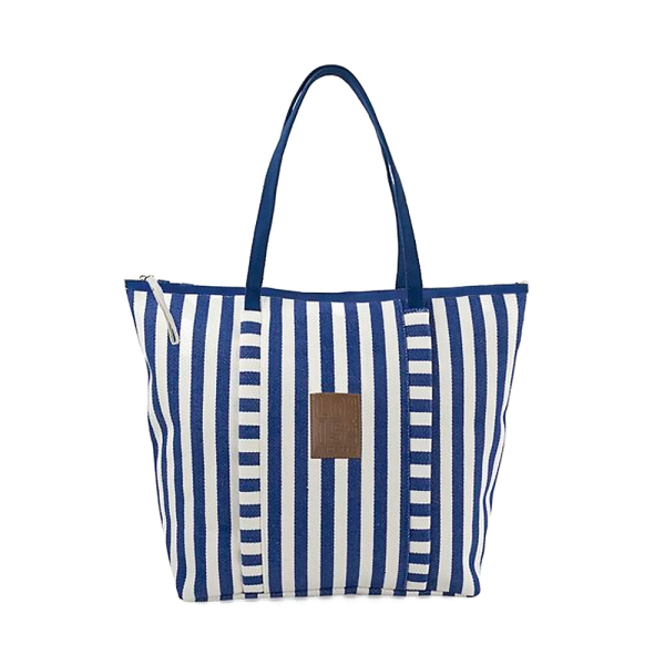 Lois SAC DE PLAGE - U Blanc, Bleu- Ref.