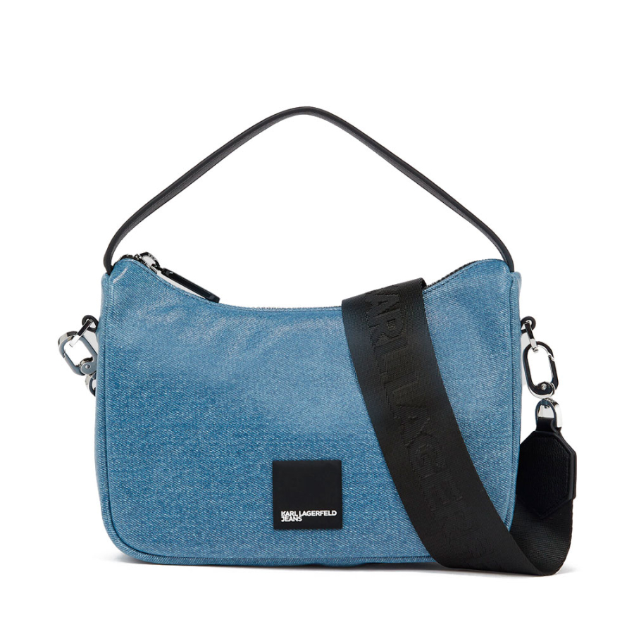 mini-sac-hobo-enduit-avec-logo-carre-klj mini-sac-hobo-enduit-avec-logo-carre-klj
