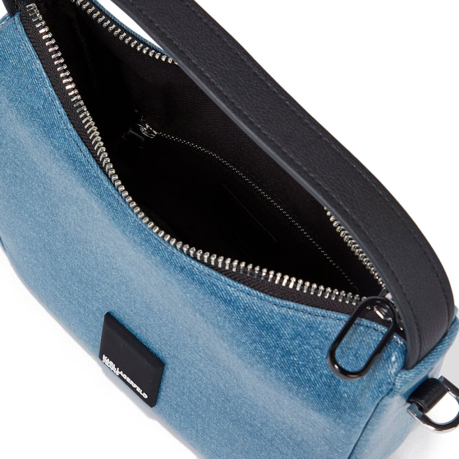 beschichtete-mini-hobo-tasche-mit-quadratischem-logo-von-klj beschichtete-mini-hobo-tasche-mit-quadratischem-logo-von-klj