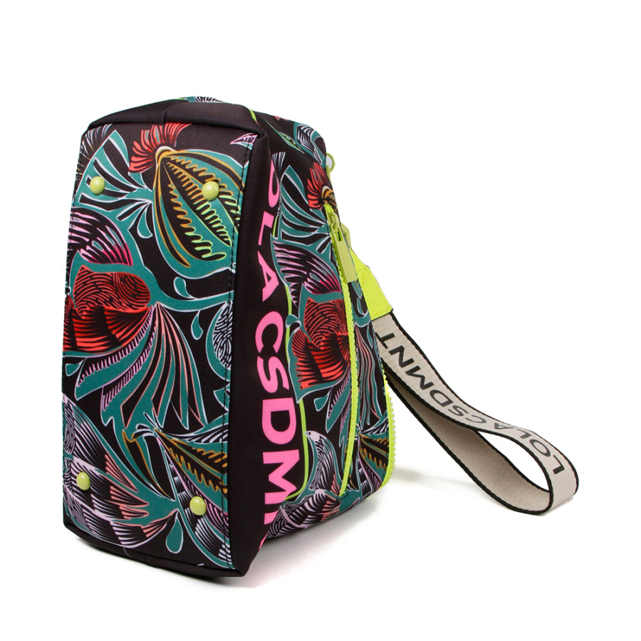 trousse-de-maquillage-en-nylon-avec-imprime-floral-et-details-fluorescents trousse-de-maquillage-en-nylon-avec-imprime-floral-et-details-fluorescents