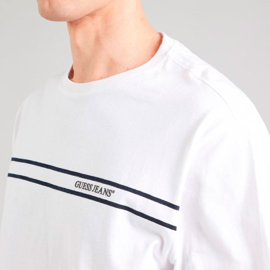 t-shirt-con-banda-e-nome-del-marchio t-shirt-con-banda-e-nome-del-marchio