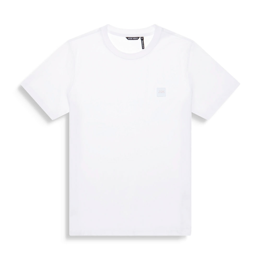 t-shirt-vestibilita-regolare-con-logo-in-metallo t-shirt-vestibilita-regolare-con-logo-in-metallo