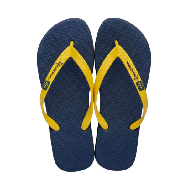 Ipanema TONGS CLASSIQUES BRSIL II - 4546 Bleu marine Jaune- Ref 18 €