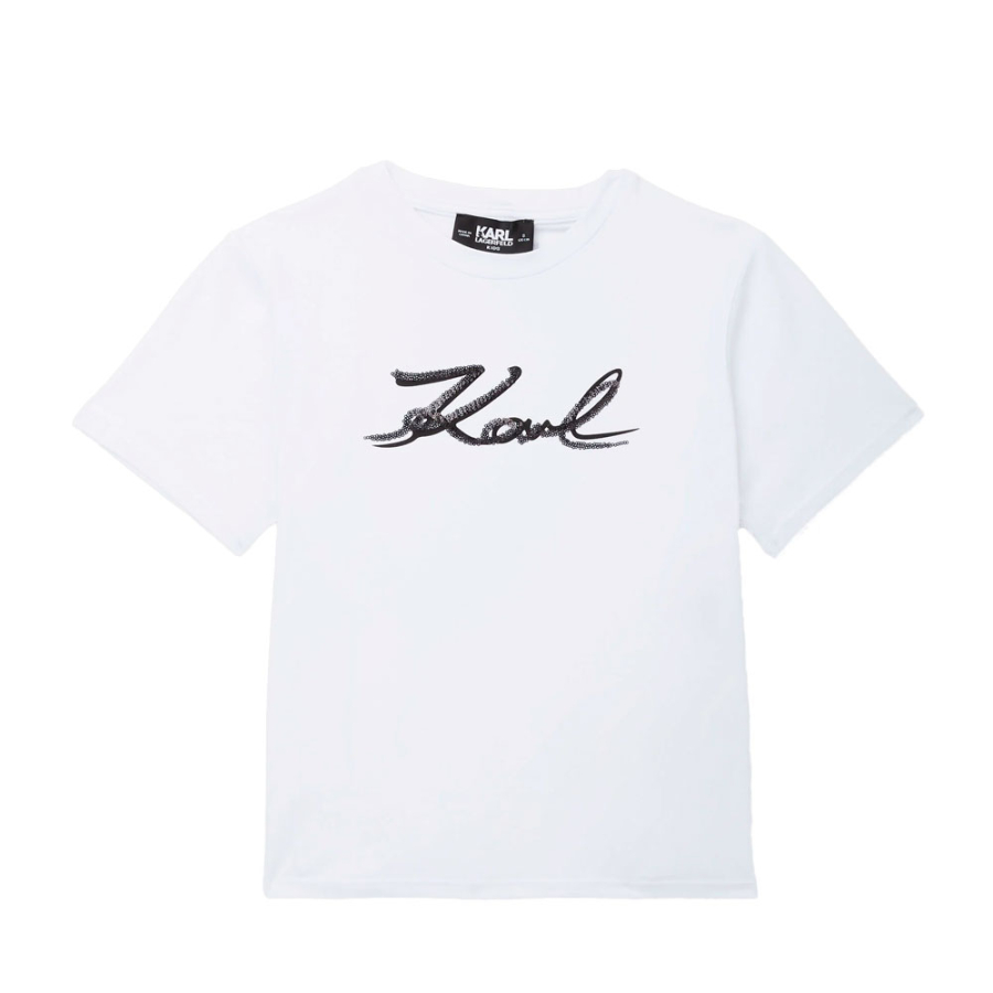 t-shirt-enfant-signature-karl t-shirt-enfant-signature-karl