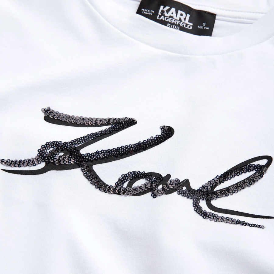 t-shirt-enfant-signature-karl t-shirt-enfant-signature-karl