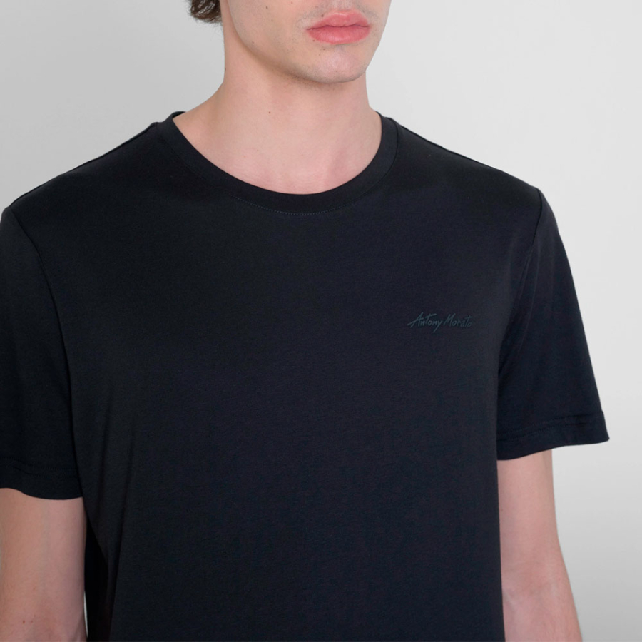 t-shirt-vestibilita-regolare-con-logo-tono-su-tono t-shirt-vestibilita-regolare-con-logo-tono-su-tono