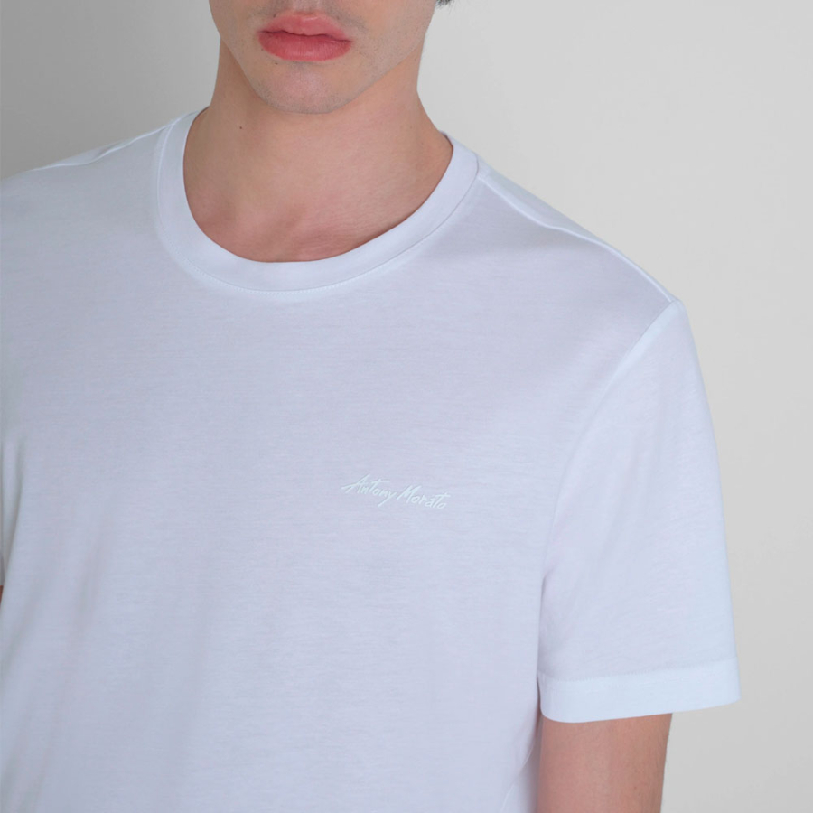t-shirt-vestibilita-regolare-con-logo-tono-su-tono t-shirt-vestibilita-regolare-con-logo-tono-su-tono