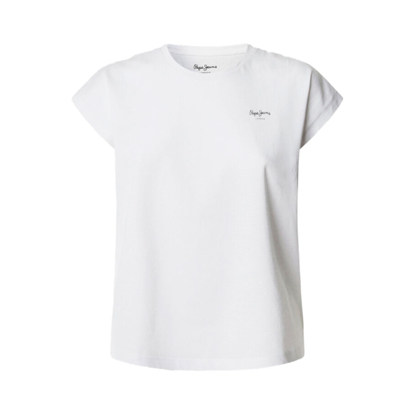 Pepe Jeans T-shirts hauts et polos Blanc - T-shirt slim avec logo imprim - L - Ref 15 €