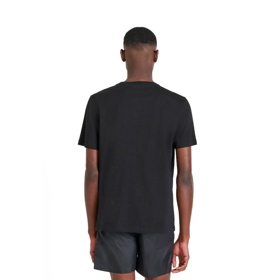 t-shirt-coupe-reguliere-avec-patch-logo-en-caoutchouc t-shirt-coupe-reguliere-avec-patch-logo-en-caoutchouc