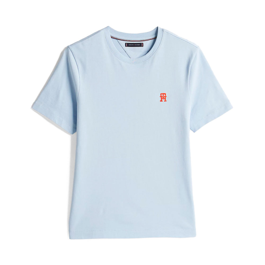 t-shirt-mit-kontrastierendem-th-monogramm t-shirt-mit-kontrastierendem-th-monogramm