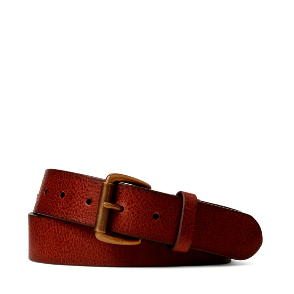 Ralph Lauren CEINTURE EN CUIR USE - 40 Brun- Ref 67 €