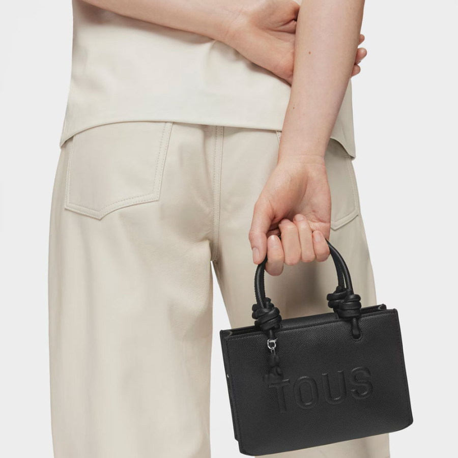 mini-bolso-horizontal-negro-la-rue-new-tous mini-bolso-horizontal-negro-la-rue-new-tous