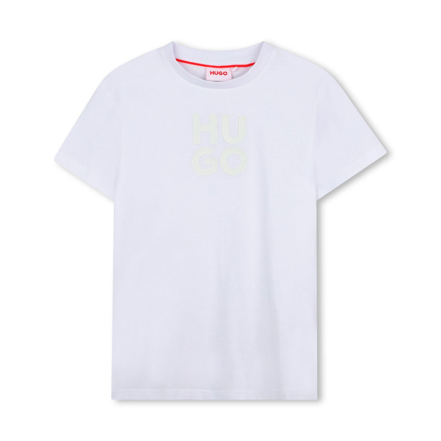t-shirt-pour-enfant-imprime-avec-logo-empile