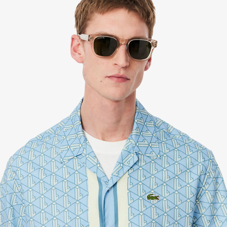 camisa-con-monograma-de-corte-recto camisa-con-monograma-de-corte-recto