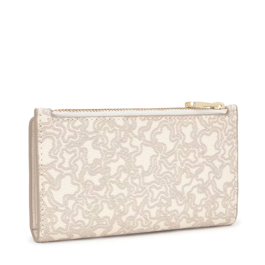 kaos-mini-lines-beige-wallet-tous kaos-mini-lines-beige-wallet-tous