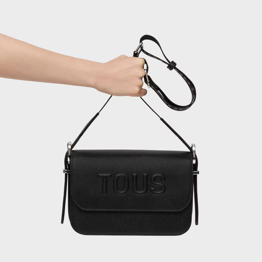 bolsa-transversal-tous-brenda-preta-design-moderno bolsa-transversal-tous-brenda-preta-design-moderno