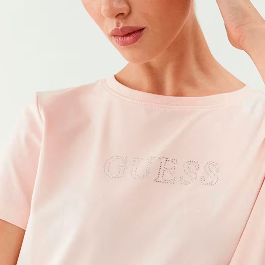 t-shirt-avec-logo-devant-avec-strass t-shirt-avec-logo-devant-avec-strass